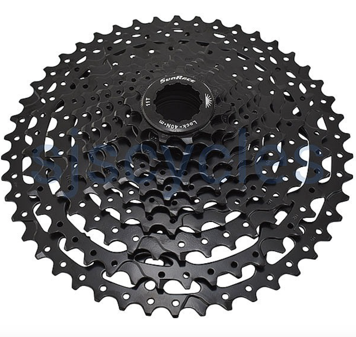Sunrace MS2 10 Speed Cassette - Black - 11-46T